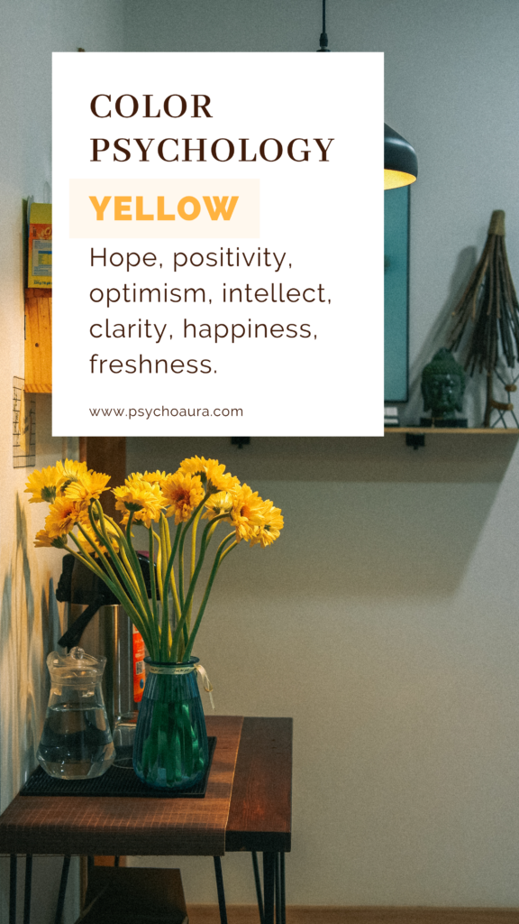 Hope, positivity, optimism, intellect, clarity, happiness, freshness